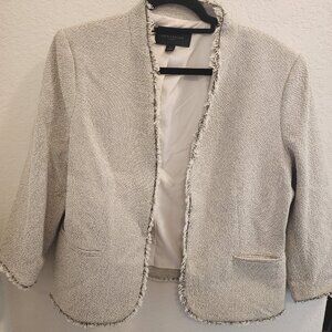 ladies size 14 Ann Taylor Factory buttonless wrap jacket fully lined